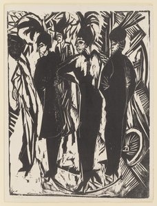 Five Cocottes by Ernst Ludwig Kirchner