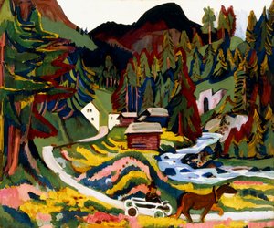 Landscape in Spring, Sertig