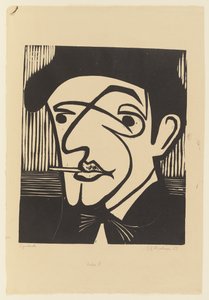 Painter M. by Ernst Ludwig Kirchner