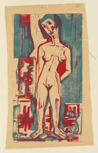 Naked Lena by Ernst Ludwig Kirchner