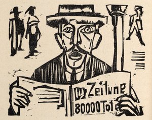 Beside the Highway. Stories by Jakob Bosshart. The Apostle of Peace - Werner Gütikofer by Ernst Ludwig Kirchner
