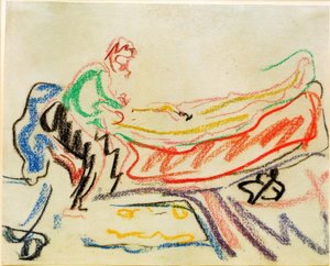Couple on a Sofa (Erich Heckel and Model)