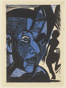 Self-Portrait (Melancholy of the Mountains) by Ernst Ludwig Kirchner