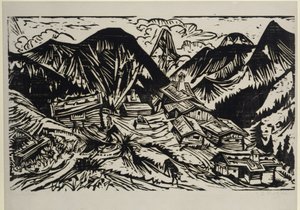 Stafelalp by Ernst Ludwig Kirchner