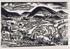 Taunus Landscape by Ernst Ludwig Kirchner