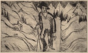 The Wanderer by Ernst Ludwig Kirchner