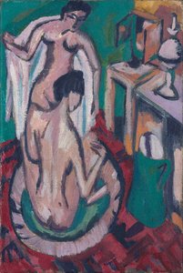 Two Nudes in a Shallow Tub