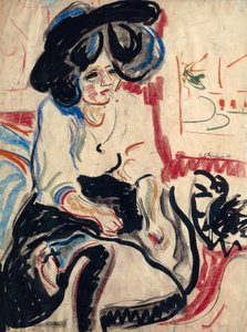 Young Woman with Cigarette