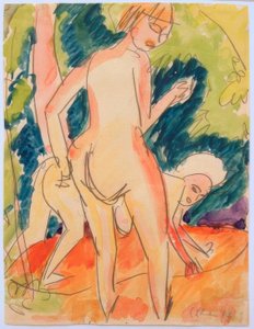 Two Bathing Girls