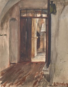 Hallway and Courtyard