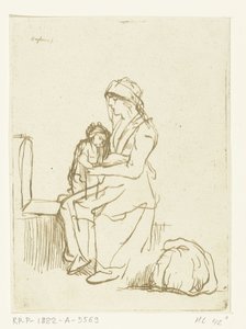 Mother with Child on Her Lap