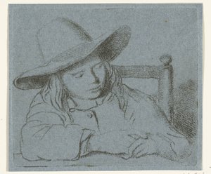 Sleeping Boy with Hat