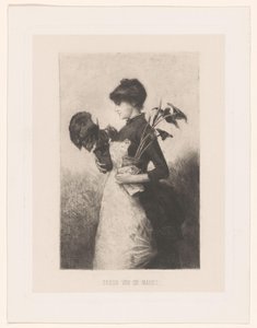 Woman with Two Plants