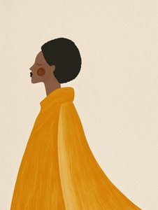 Woman In Yellow Cape