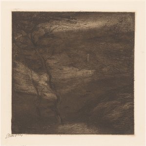 Evening in the Pyrenees by Etha Fles (signed by artist)