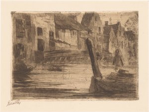 Dordrecht by Etha Fles (signed by artist)