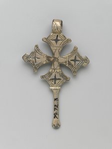 Reverse of a Pendant Cross, Amhara