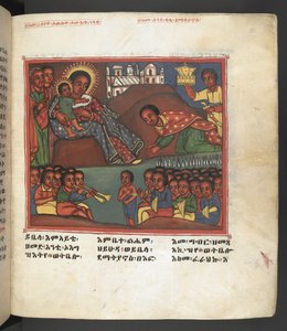 Scene from the life of the Virgin Mary, from 