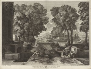 View with a Road, Buildings, and People by Etienne Baudet