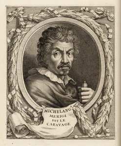 Portrait of Michelangelo Merisi da Caravaggio by Etienne Baudet