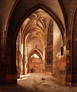 Portal of St. Germain in Auxerre by Etienne Bouhot