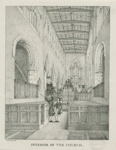Interior of Tamworth Church