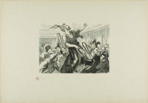 At the Opera Ball - Lent - Long live the smartly dressed crowd! by Etienne Carjat