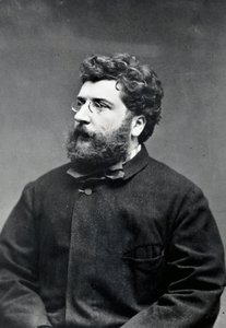Portrait of French composer and pianist Georges Bizet by Etienne Carjat