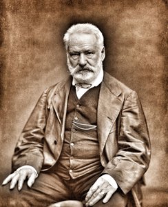 Portrait of Victor Hugo after Etienne Carjat by Etienne Carjat