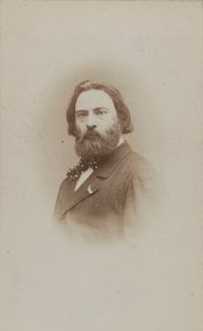 Portrait of the pianist and composer Émile Prudent