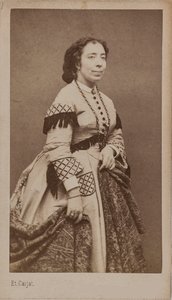 Portrait of the singer and composer Pauline Viardot by Etienne Carjat