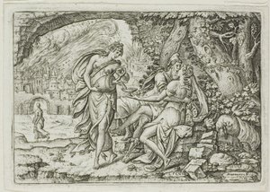 Lot and His Daughters by Etienne Delaune