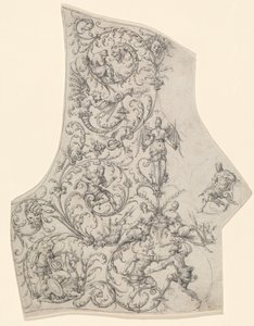The Backplate of a Suit of Parade Armor by Etienne Delaune