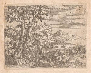 Landscape with Jupiter and Io by Etienne Duperac