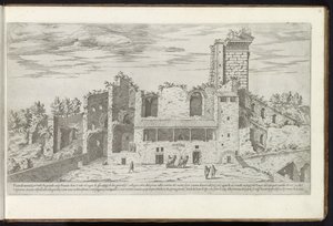 Ruins on the Quirinal in Rome