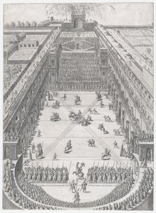 Speculum Romanae Magnificentiae: Marriage of Annibale Altemps and Ortensia Borromeo, Rome by Etienne Duperac