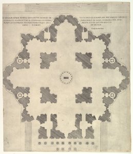 Speculum Romanae Magnificentiae: Plan of St. Peters