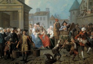 Carnival in the Streets of Paris (detail)