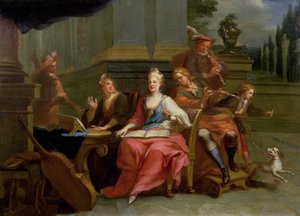 The Rehearsal by Étienne Jeaurat