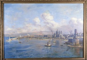 The Joliette Basin and the New Ports in Marseille by Etienne Philippe Martin