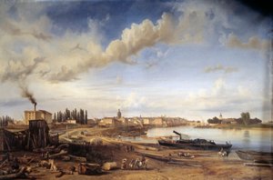 The town of Chalons sur Saone