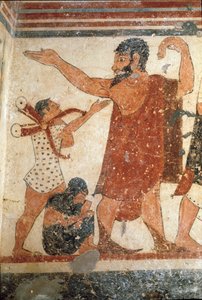 A character, possibly the referee of the fight (detail) by Etruscan