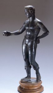 Bronze Figure Making an Offering. Etruscan Civilization, 4th Century BC