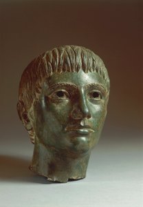 Bronze Head of a Youth, about 330 B.C.