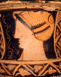 (Detail) from a Chalice-Shaped Krater from Spina, Etruscan Civilization, 4th Century BC by Etruscan
