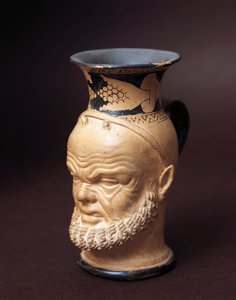 Etruscan Civilization, Vase with Silenus