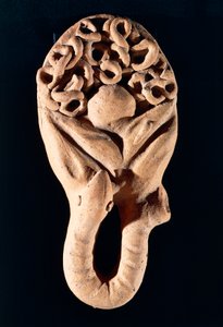 Terracotta Votive Offering Depicting an Intestine (Etruscan Civilization)