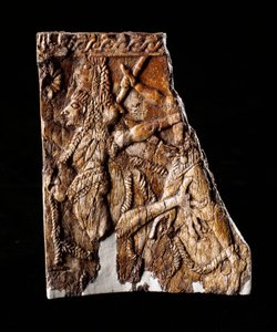 Etruscan Civilization: Ivory Plate Decorated with the Representation of Geryon by Etruscan