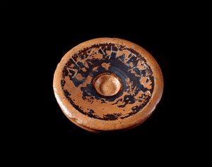 Etruscan civilization: terracotta cutting fragment dedicated to the goddess Demeter 550-530 BC - From Gravisca, Italy