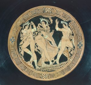Kylix (detail) by Etruscan